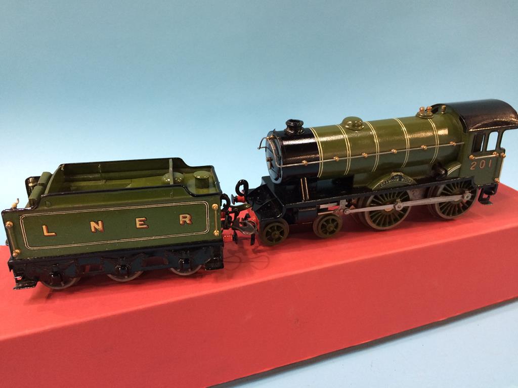 A boxed Hornby '0' gauge locomotive and tender, 201, 'The Bramham Moor' - Image 3 of 4