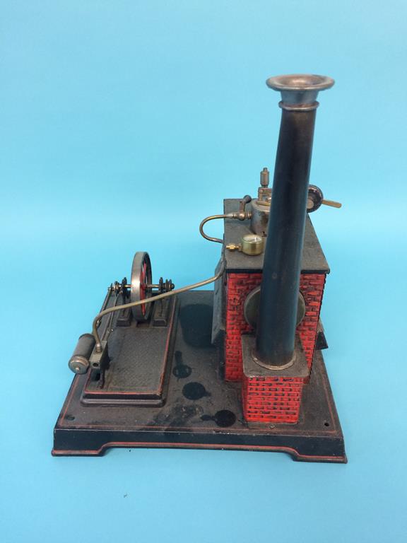 A model spirit fired engine stamped D. C., 25cm width x 31cm height - Image 5 of 5