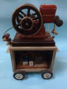 A Red Wing Motor Co. 'Thorobred Motors', Red Wing Minn. USA horizontal gas engine