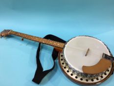 A banjo and slip case