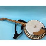 A banjo and slip case