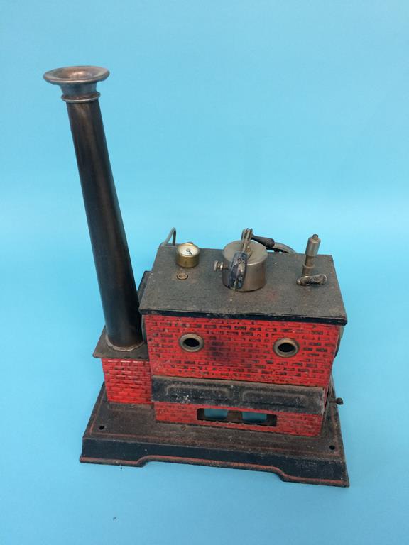 A model spirit fired engine stamped D. C., 25cm width x 31cm height - Image 4 of 5