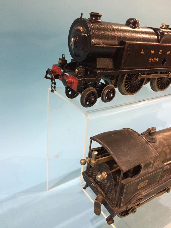 A Hornby '0' gauge locomotive, 5154 and one other (Bassett Lowke?), 'George the Fifth', 2663 - Image 5 of 5