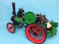 A large live traction engine by William Foster and Co. Ltd, Lincoln, 'Felix' KP 2009, 70cm wide,