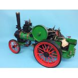 A large live traction engine by William Foster and Co. Ltd, Lincoln, 'Felix' KP 2009, 70cm wide,