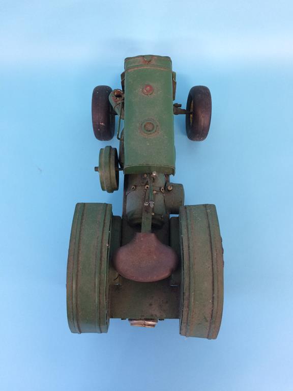 A Jayland tinplate model, 'John Deere' tractor - Image 5 of 5