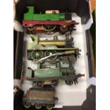 A scratch built model locomotive and two others (3)