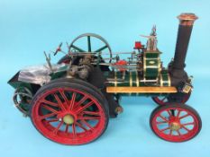 A live 1 inch scale Showman's model traction engine, Chas. Burrell and Sons Ltd, Compound Engine,