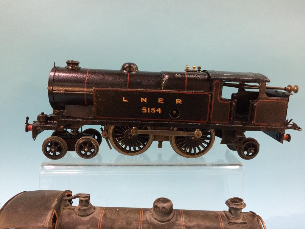 A Hornby '0' gauge locomotive, 5154 and one other (Bassett Lowke?), 'George the Fifth', 2663 - Image 3 of 5
