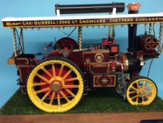 An Exhibition Standard live 1 ½ inch scale steam traction engine, Chas. Burrell and Sons Ltd