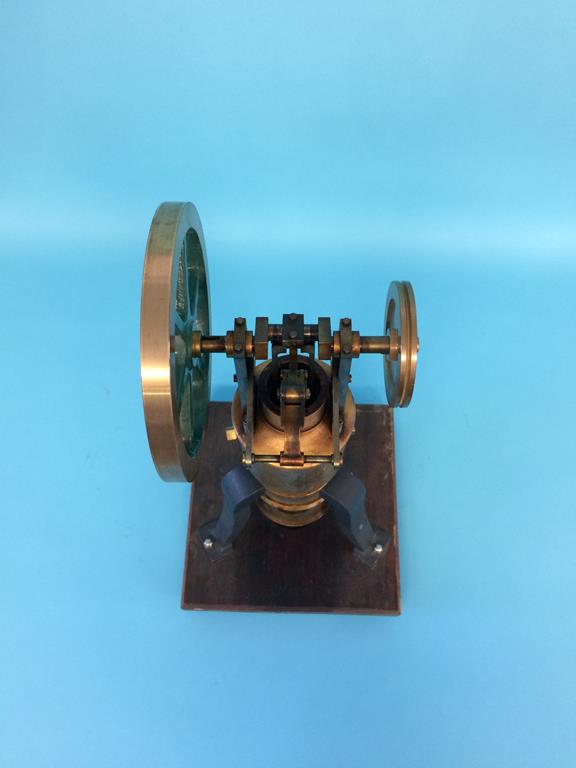 A scratch built vertical engine pump, 40cm height x 13cm width - Image 2 of 5