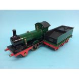 A live 2 ½ inch gauge steam coal fired locomotive, 'Great Western', 2-4-0, 243, with tender, with