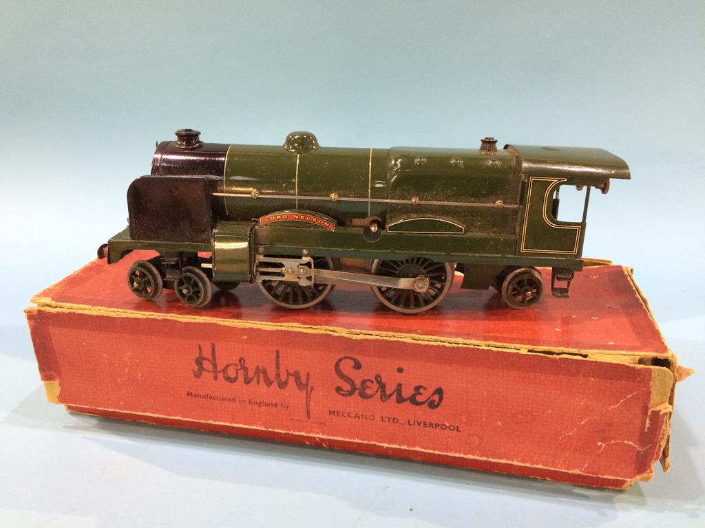 A boxed Hornby '0' gauge locomotive 'Lord Nelson'