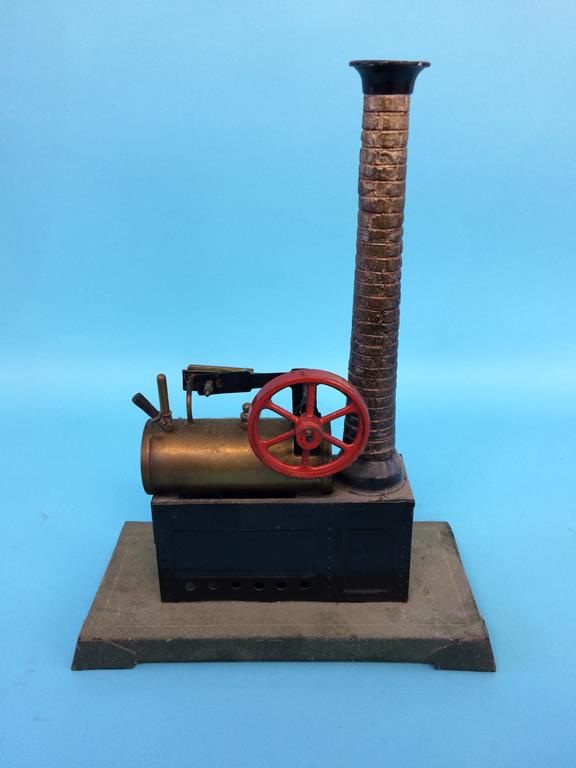 A Bowman model engine, stamped B.W., circa 1920-1930. 24cm width - Image 3 of 5