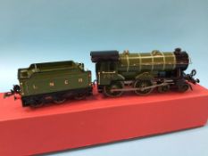 A boxed Hornby '0' gauge locomotive and tender, 201, 'The Bramham Moor'