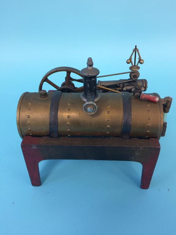 A horizontal steam plant Weeden of USA model engine, 18cm width - Image 4 of 5