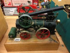 A model traction engine, 'WLM Allchin', approx. 22cm length