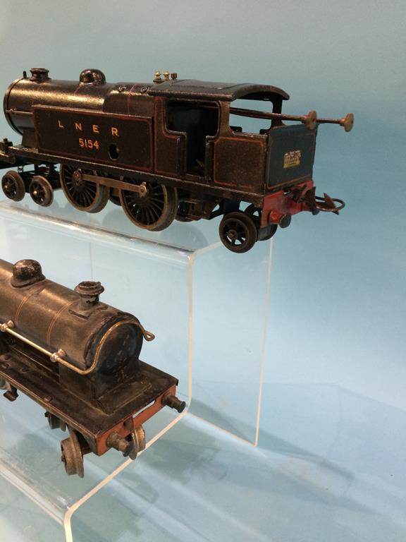A Hornby '0' gauge locomotive, 5154 and one other (Bassett Lowke?), 'George the Fifth', 2663 - Image 4 of 5