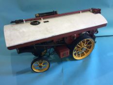 A large live steam traction engine, John Fowler and Co. (Leeds) Ltd, 'Princess'. 110cm length x 58cm