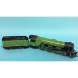 A live steam 1 ¼ inch gauge L.N.E.R. 'Flying Scotsman', 51cm length (overall)