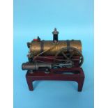 A horizontal steam plant Weeden of USA model engine, 18cm width