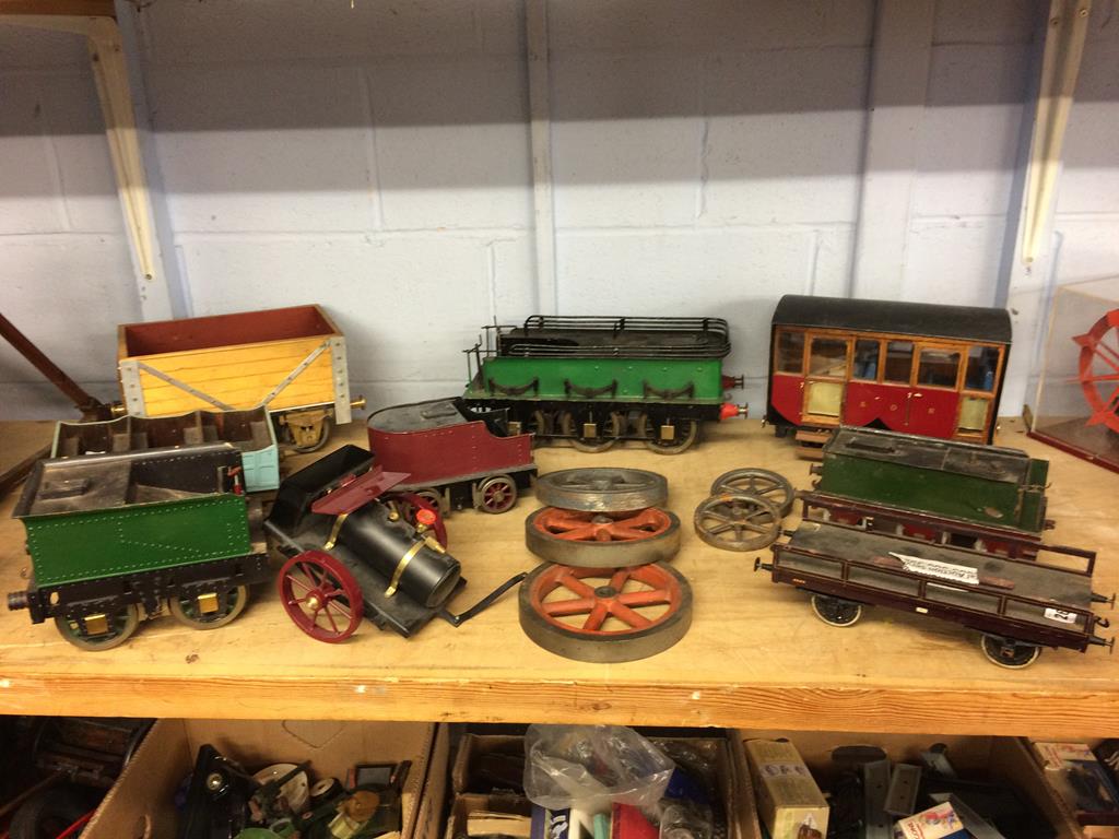A quantity of part models and spares
