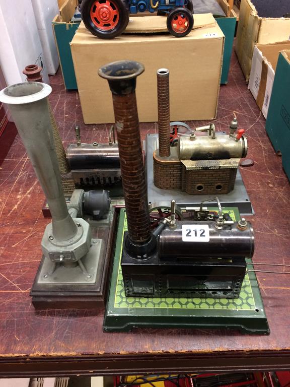Four tin plate model steam engines - Image 2 of 2
