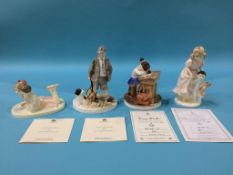 Four figures, Royal Worcester etc.