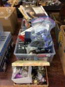 Three boxes of assorted, to include costume jewellery and toys etc.