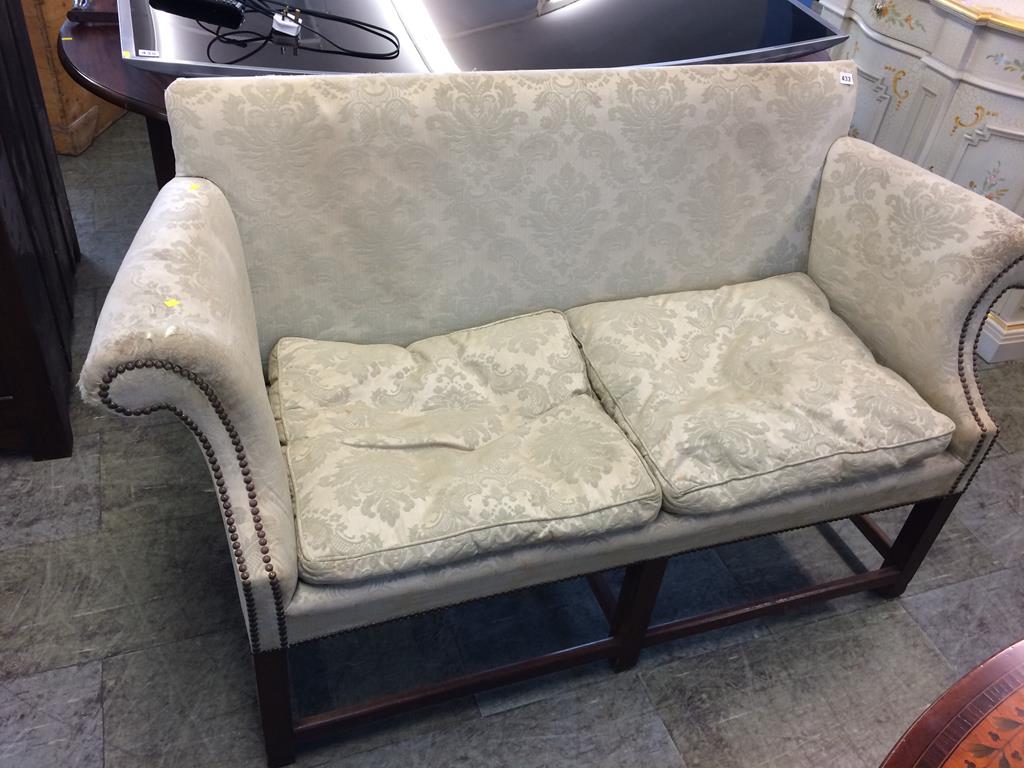 A two seater sofa