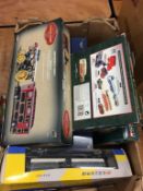 A box of assorted Corgi Classic model cars