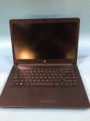 A HP laptop (sold as seen, spares and repairs)