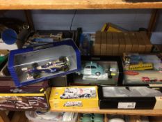 A shelf of assorted Die Cast toys, to include Corgi etc.