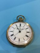 A pocket watch and stop watch, by The Lancashire Watch Company