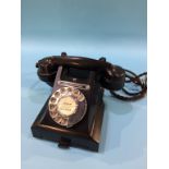 A Bakelite telephone