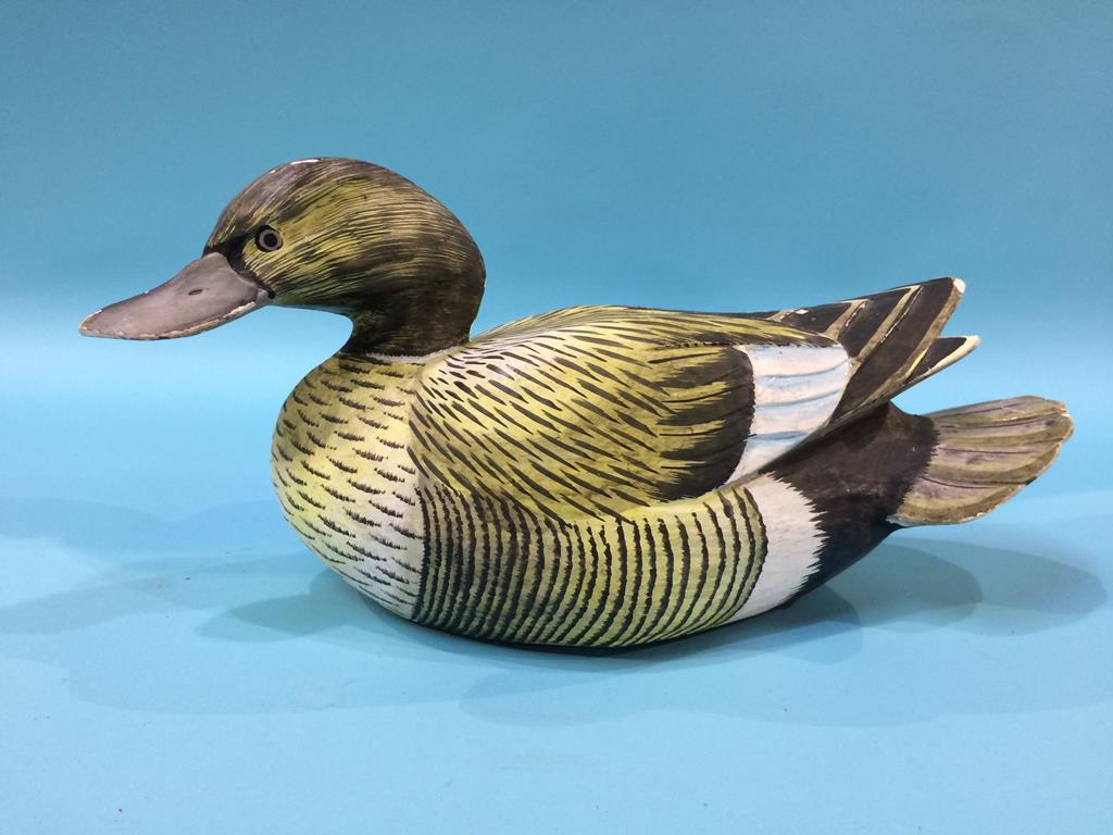 A decoy duck