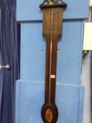 A mahogany barometer