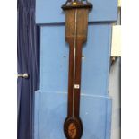 A mahogany barometer