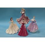 Four Royal Doulton figurines of Ladies