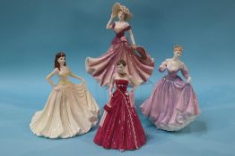 Four Royal Doulton figurines of Ladies