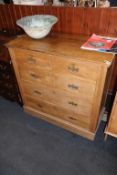 An Edwardian chest of drawers, 103cm wide