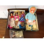 A collection of dolls
