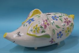 An oversized Arthur Wood Pig money box. 46cm