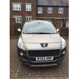 A Peugeot 3008 Style Hdi, diesel, 1.6, first registered 17/11/2012, mileage 83,576
