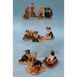 Ten boxed Border Fine Art figures