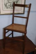 An Edwardian single chair