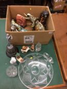 Hummel figures and Waterford glass etc.