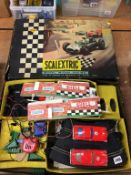 A Scalextric set