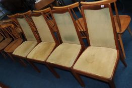 Four G Plan teak dining chairs