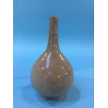 A crackle ware vase, 15cm height x 9cm width approx.